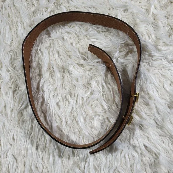 Hermès Reversible Black/Brown Constance H Belt #85 Brushed Gold Buckle - Picture 4 of 12